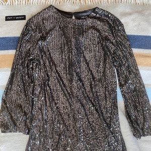 Vici Sequence dress black new size M